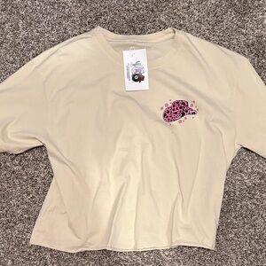 T-Shirt with Pink Graphic yeehaw western